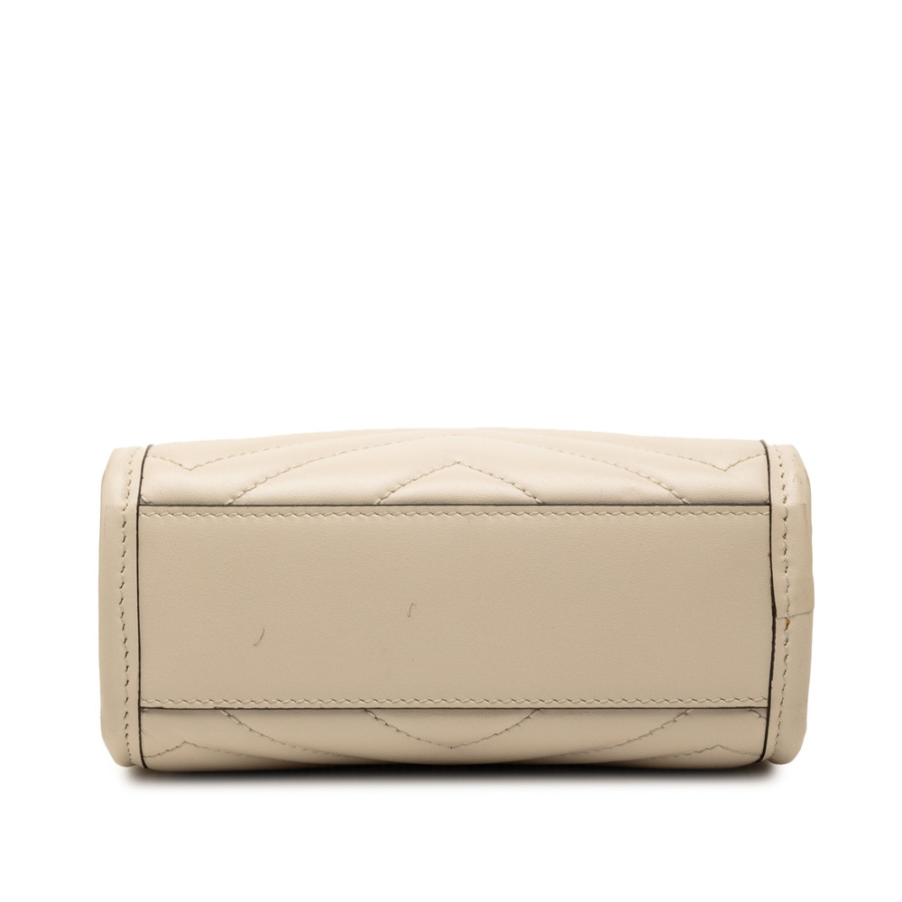 Pre-Loved Gucci Mini GG Marmont Matelasse Leather Satchel - Picture 3 of 7